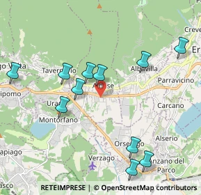 Mappa Via Pellico, 22032 Albese Con Cassano CO, Italia (2.33583)