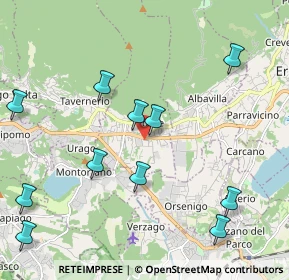 Mappa Via Pellico, 22032 Albese Con Cassano CO, Italia (2.40455)