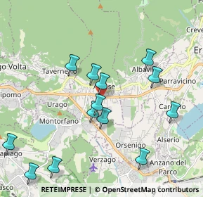 Mappa Via Pellico, 22032 Albese Con Cassano CO, Italia (2.08231)