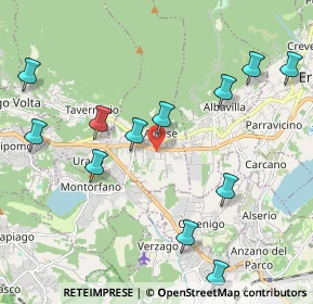 Mappa Via Pellico, 22032 Albese Con Cassano CO, Italia (2.31167)