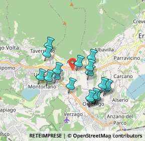 Mappa Via Pellico, 22032 Albese Con Cassano CO, Italia (1.57737)