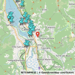 Mappa Via Donato Bramante, 23801 Calolziocorte LC, Italia (2.3145)