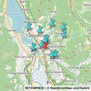 Mappa Via Donato Bramante, 23801 Calolziocorte LC, Italia (1.22923)