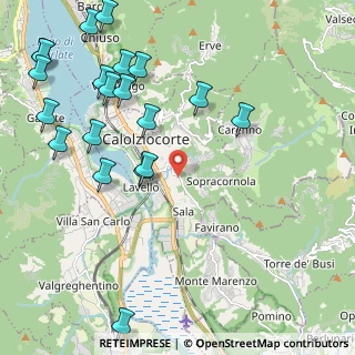 Mappa Via Donato Bramante, 23801 Calolziocorte LC, Italia (2.6855)