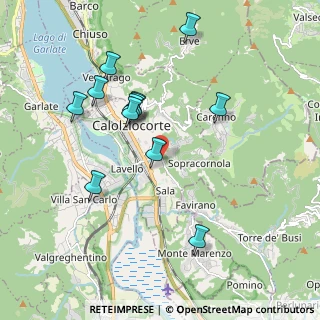 Mappa Via Donato Bramante, 23801 Calolziocorte LC, Italia (1.87167)