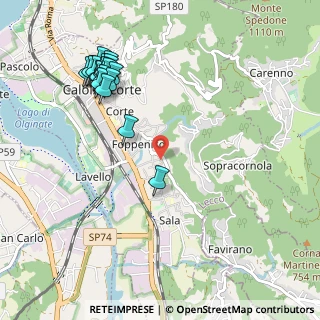 Mappa Via Donato Bramante, 23801 Calolziocorte LC, Italia (1.179)