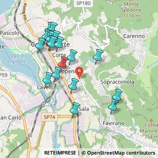 Mappa Via Donato Bramante, 23801 Calolziocorte LC, Italia (1.026)