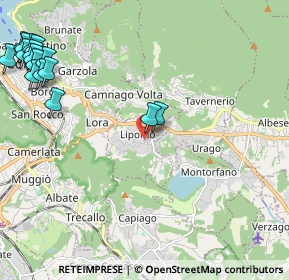 Mappa Via I Maggio, 22030 Lipomo CO, Italia (3.08438)
