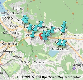 Mappa Via I Maggio, 22030 Lipomo CO, Italia (1.31)