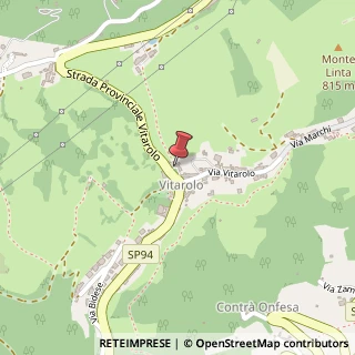 Mappa Via vitarolo 137, 36046 Lusiana, Vicenza (Veneto)