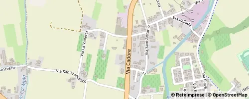 Mappa Caerano di San Marco