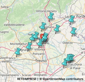 Mappa Strada delle Fornaci, 31027 Spresiano TV, Italia (13.96)