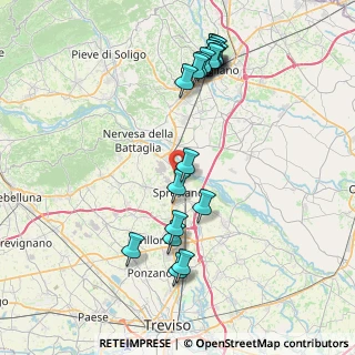 Mappa Strada delle Fornaci, 31027 Spresiano TV, Italia (8.526)