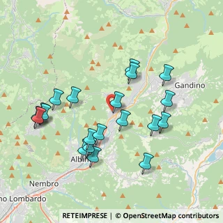 Mappa Via Monte Tomba, 24025 Gazzaniga BG, Italia (3.9425)