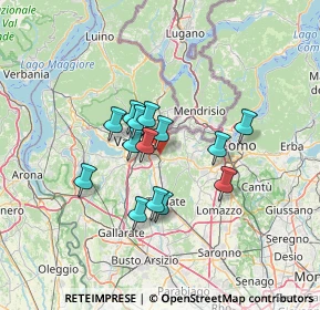 Mappa Via Don Carlo, 21046 Malnate VA, Italia (9.98929)