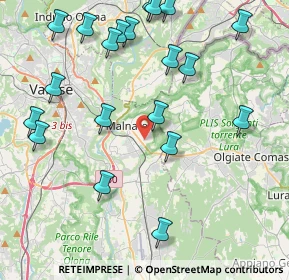 Mappa Via Don Carlo, 21046 Malnate VA, Italia (4.9115)