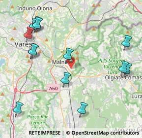 Mappa Via Don Carlo, 21046 Malnate VA, Italia (5.02)