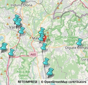 Mappa Via Don Carlo, 21046 Malnate VA, Italia (6.0575)