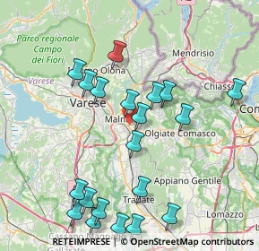 Mappa Via Don Carlo, 21046 Malnate VA, Italia (8.6635)
