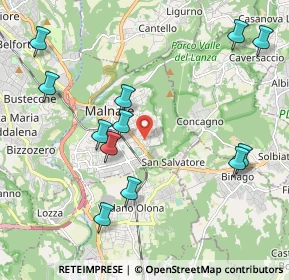 Mappa Via Don Carlo, 21046 Malnate VA, Italia (2.29917)