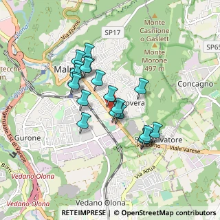 Mappa Via Tito Speri, 21046 Malnate VA, Italia (0.707)