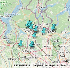 Mappa Via Tito Speri, 21046 Malnate VA, Italia (9.2225)