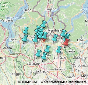 Mappa Via Tito Speri, 21046 Malnate VA, Italia (9.494)