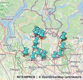 Mappa Via Tito Speri, 21046 Malnate VA, Italia (11.8745)