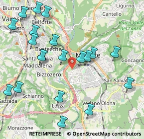 Mappa Via Carnia, 21046 Malnate VA, Italia (2.391)