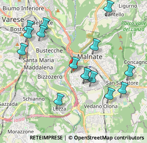 Mappa Via Carnia, 21046 Malnate VA, Italia (2.11533)