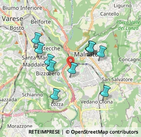 Mappa Via Carnia, 21046 Malnate VA, Italia (1.54636)