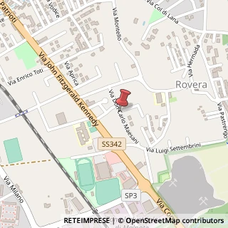 Mappa Via maesani don, 21046 Malnate, Varese (Lombardia)