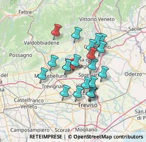 Mappa SP248, 31040 Giavera del Montello TV, Italia (10.626)