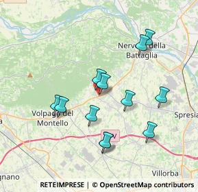 Mappa SP248, 31040 Giavera del Montello TV, Italia (3.43583)
