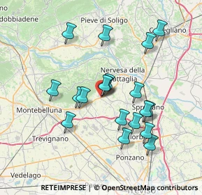 Mappa SP248, 31040 Giavera del Montello TV, Italia (6.64895)