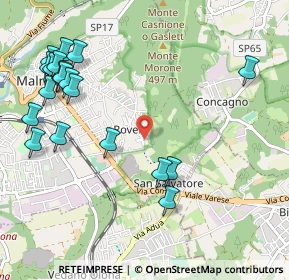 Mappa Via Ferrari Angelo, 21046 Malnate VA, Italia (1.269)