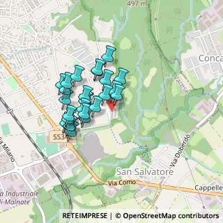 Mappa Via Ferrari Angelo, 21046 Malnate VA, Italia (0.35)