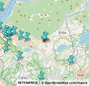 Mappa Via Meroni Padre, 22031 Albavilla CO, Italia (6.2385)