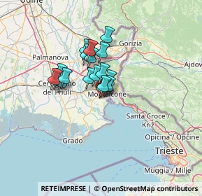 Mappa Via E. Morante, 34079 Staranzano GO, Italia (8.73)