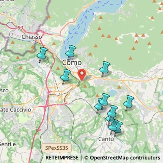 Mappa Via Montelungo, 22100 Como CO, Italia (4.39909)
