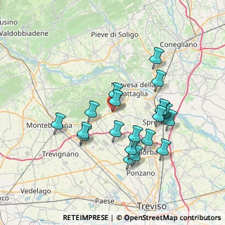 Mappa Piazza Gabriele Martini, 31040 Giavera del Montello TV, Italia (6.809)