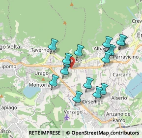 Mappa Albese Con Cassano, 22032 Albese Con Cassano CO, Italia (1.72429)