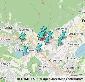 Mappa Albese Con Cassano, 22032 Albese Con Cassano CO, Italia (0.99273)