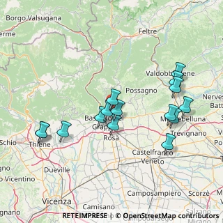 Mappa Via Col Bastia, 36060 Romano D'ezzelino VI, Italia (15.192)