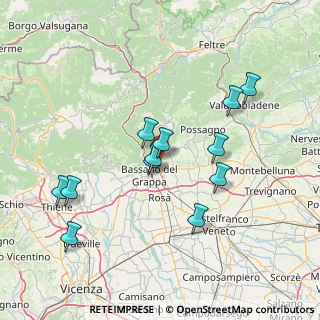 Mappa Via Col Bastia, 36060 Romano D'ezzelino VI, Italia (14.07833)