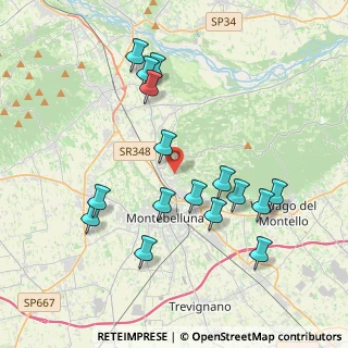 Mappa Via Bongioanni Emilio, 31044 Montebelluna TV, Italia (3.965)