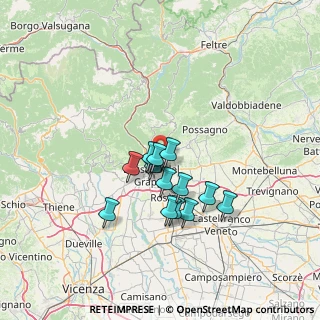 Mappa Piazzale Chiesa, 36060 Romano D'ezzelino VI, Italia (10.195)