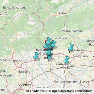 Mappa Piazzale Chiesa, 36060 Romano D'ezzelino VI, Italia (7.97182)