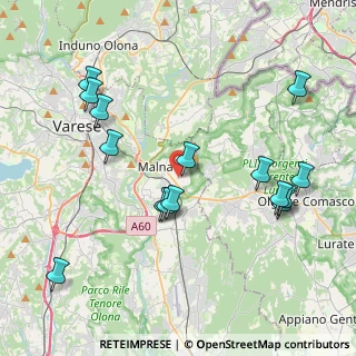 Mappa Via Brennero, 21046 Malnate VA, Italia (4.39933)