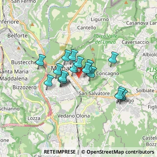 Mappa Via Brennero, 21046 Malnate VA, Italia (1.29706)